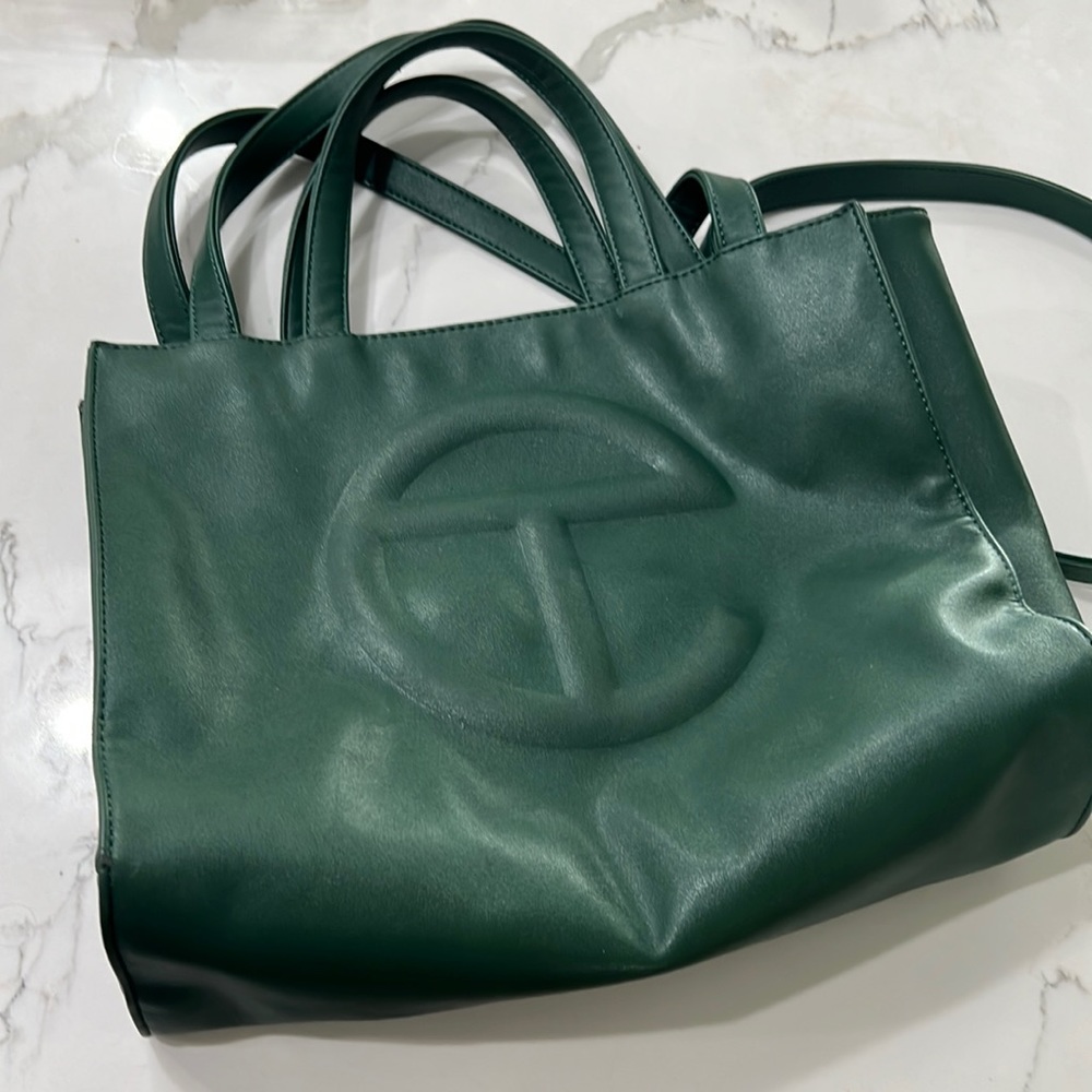 Telfar Green Crossbody Bag